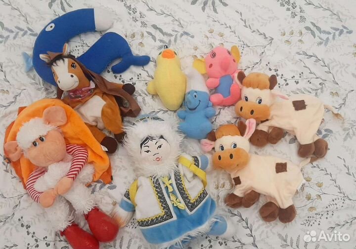 Мягкие игрушки, рюкзаки, новогодние мешки