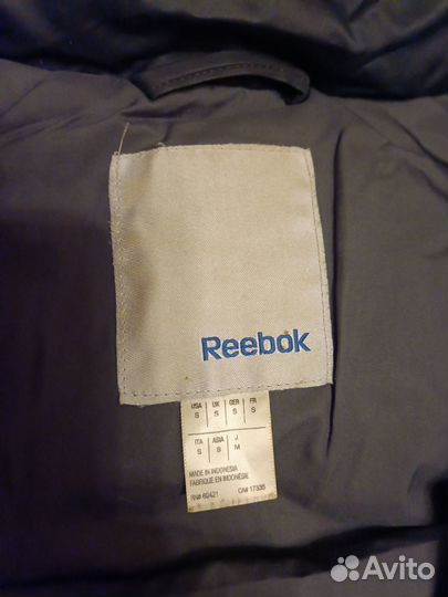 Пуховик женский reebok 42