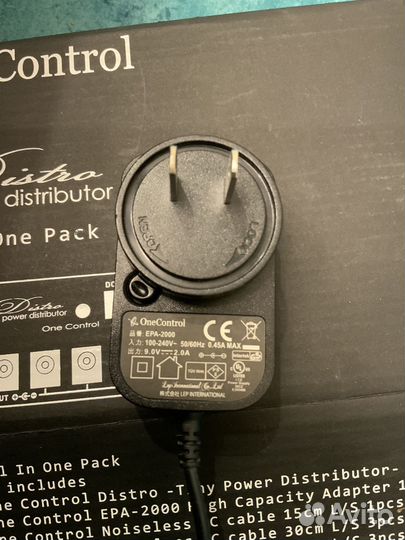 Питание для гитарных педалей One Control