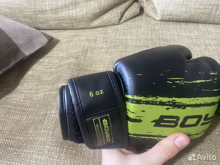 Боксерские перчатки 6 oz