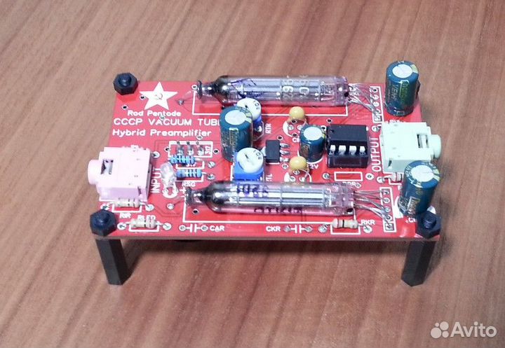 Ламповый Усилитель на редких стержневых лампах USB