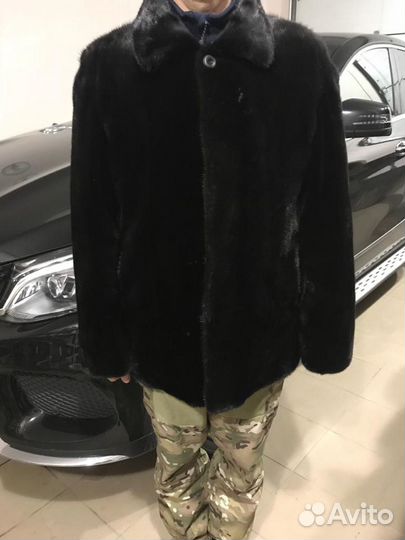 Шуба мужская из меха норки