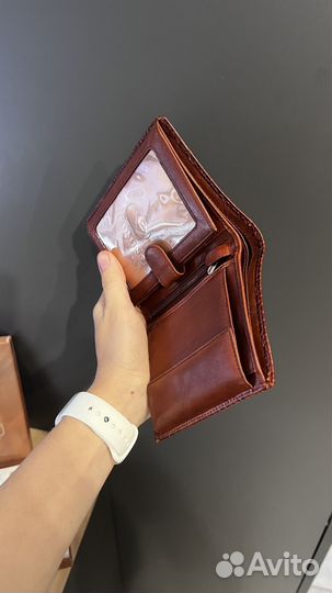 Мужской кошелек портмоне Edmins croco cow