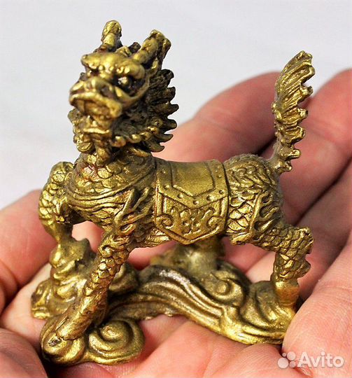 Кирин - Дракон - Лошадь Статуэтка из Бронзы RU*415