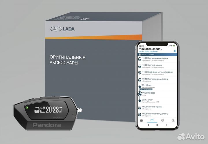 Автосигнализация pandora DX 9X LoRa 8460056428
