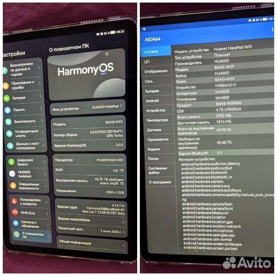 Huawei Matepad 10.4 (как новый) Kirin 820 доставка