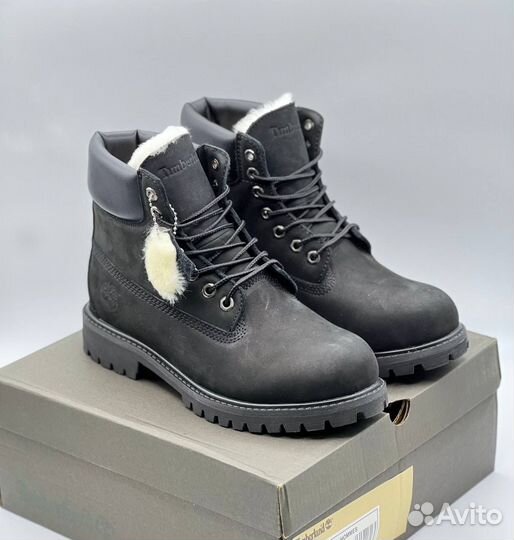 Ботинки timberland с мехом