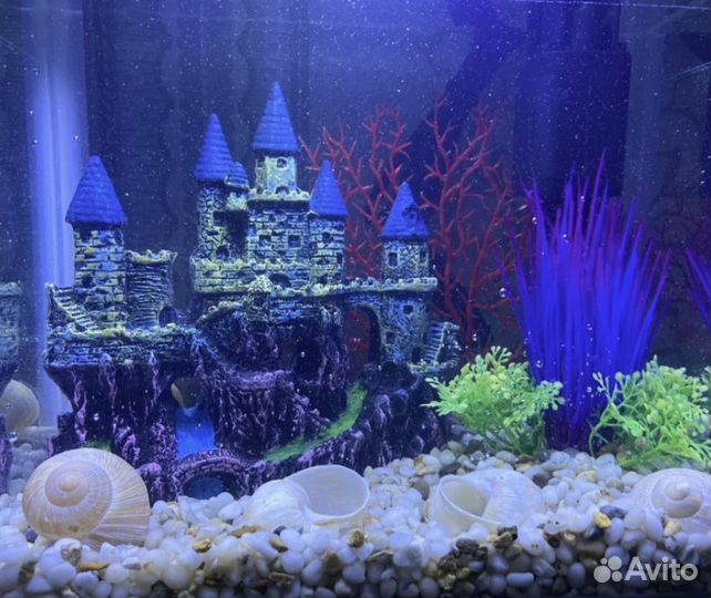 Замок грот декор аквариум