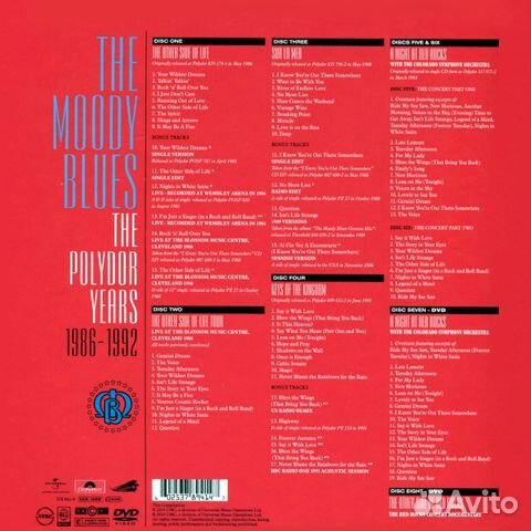 The Moody Blues / The Polydor Years 1986-1992 (6CD