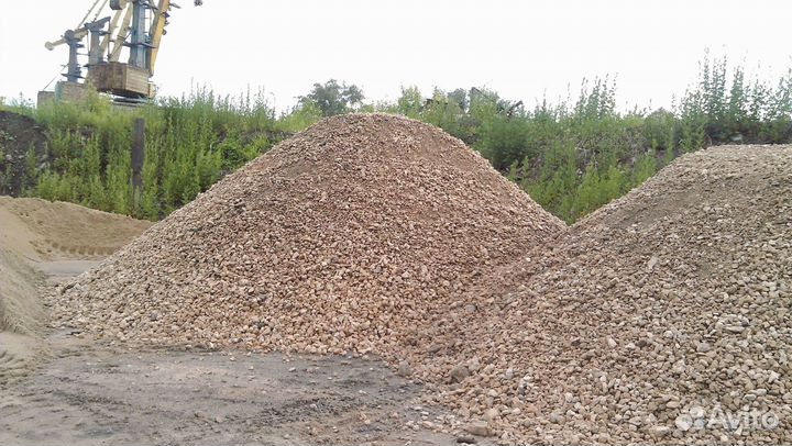 Песок, щебень с доставкой