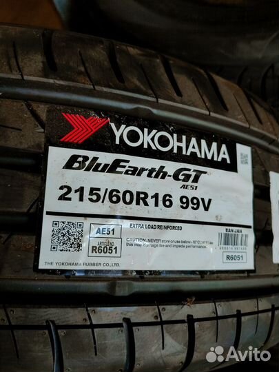 Yokohama BluEarth-GT AE-51 215/60 R16 99V