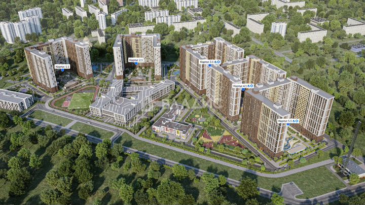 2-к. квартира, 59,5 м², 11/24 эт.