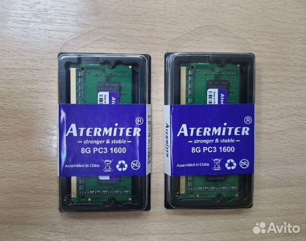 Память для ноутбука Atermiter DDR3 16gb 1600Mhz
