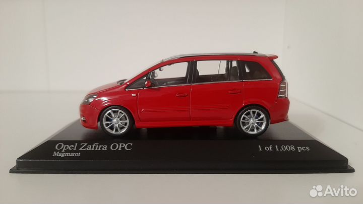 Opel Zafira Opc / 1:43 / Minicamps