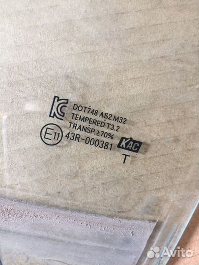 Боковое стекло hyundai solaris