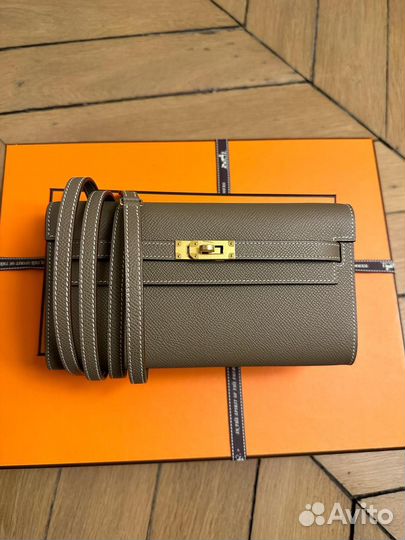 Hermes kelly to go с ремешком оригинал