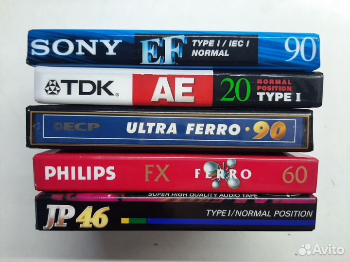 Аудиокассеты набор 5 штук
