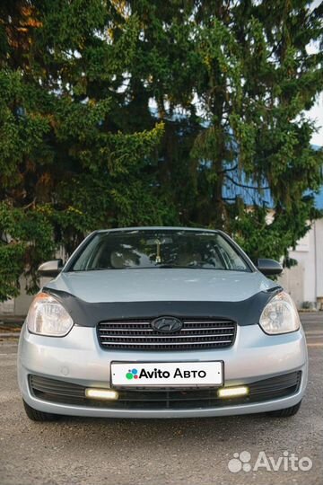 Hyundai Accent 1.4 МТ, 2008, 204 536 км