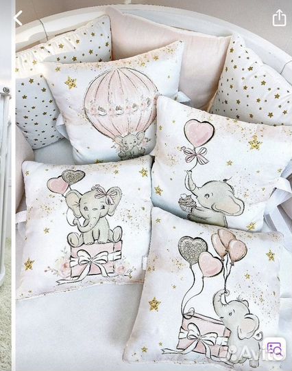 Бортики в детскую кроватку