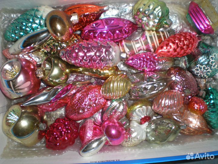 Старинные елочные игрушки СССР