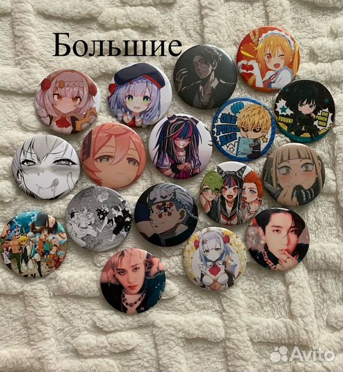 Значки с аниме