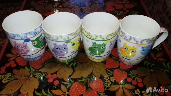 Кружки новые 4 штуки