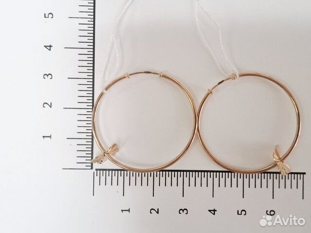 Золотые серьги