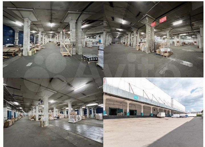 Склад первый этаж 1200кв.м. 2-й Хорошёвский пр., 7