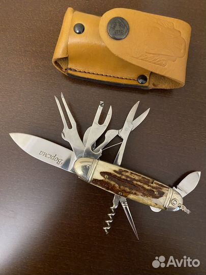 Ножик складной в чехле новый