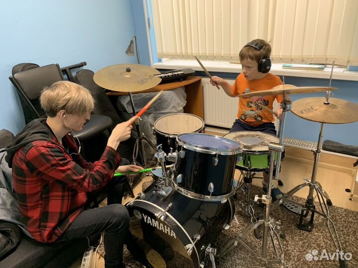 Обучение Гитаре, Вокалу, Барабанам шк. Живой Рок