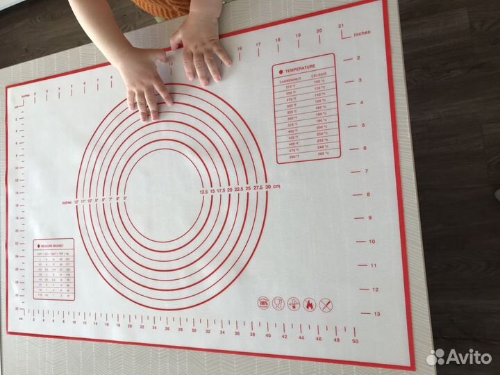 Коврик для раскатки теста