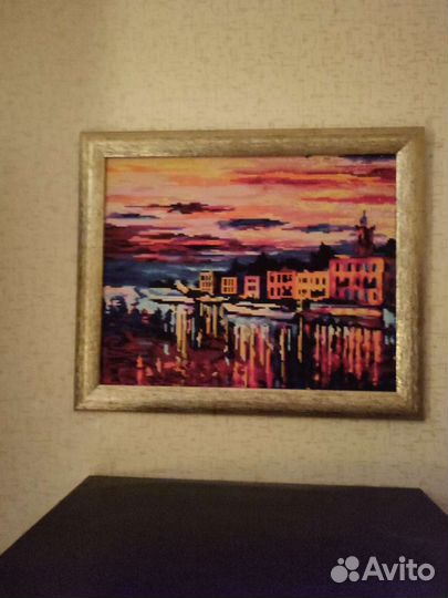 Алмазные картины, готовые под стеклом и в рамке