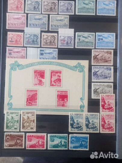 Супер коллекция Почтовых маркок Война War в альбом