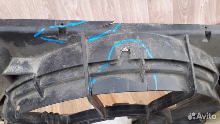 Диффузор вентилятора охлаждения №67 Solaris 2015