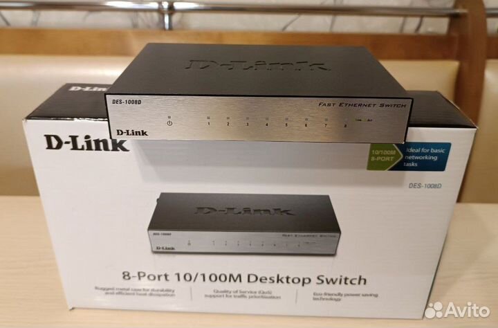 Коммутатор D-Link DES-1008D