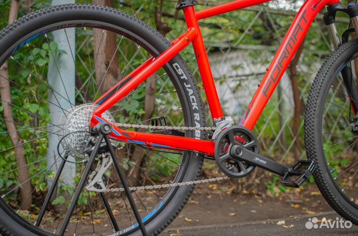 Велосипед горный Format 1414 d-29 2x8 (2021) M кра