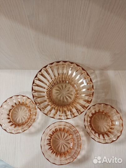 Вазочка для варенья и розетки из карамельного стек