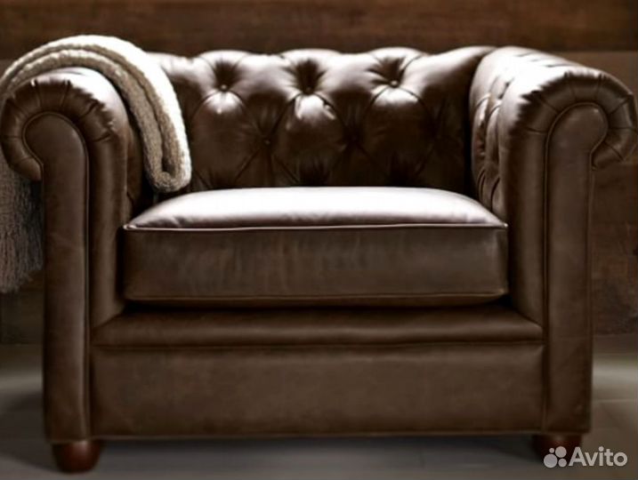 Диван Честер каретная стяжка для дома