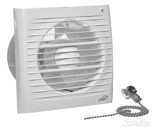 Вентилятор ERA 4S-02, D-100мм (сетка, выключатель)