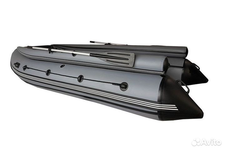 Лодка orca 420F нд серая