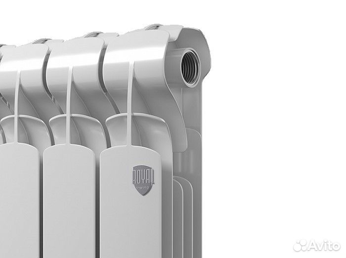 Радиатор Royal Thermo Indigo Super+ 500 - 8 секций, белый