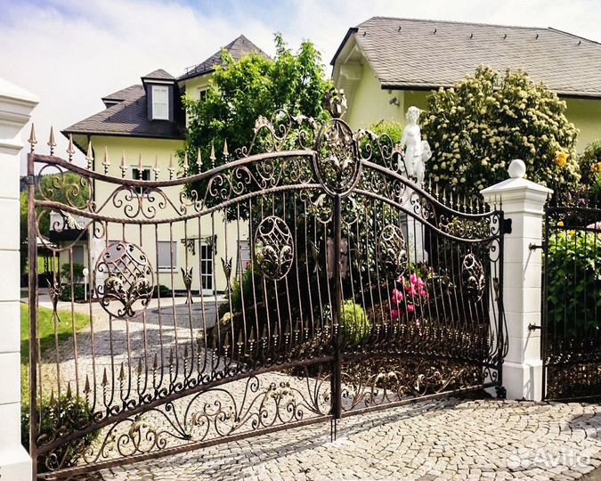 H2Кованные заборы \ Калитки под заказ 2м/h2 p&nbsp