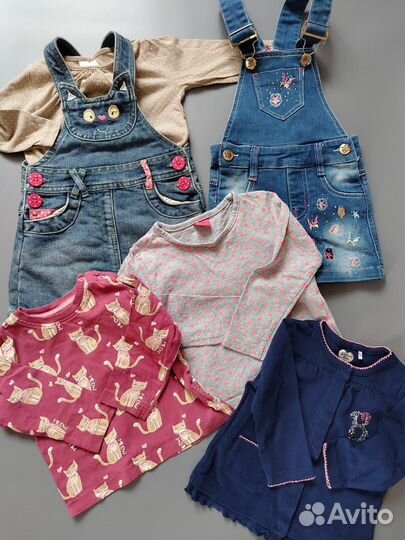 Пакет вещей для девочки размер 80 -86