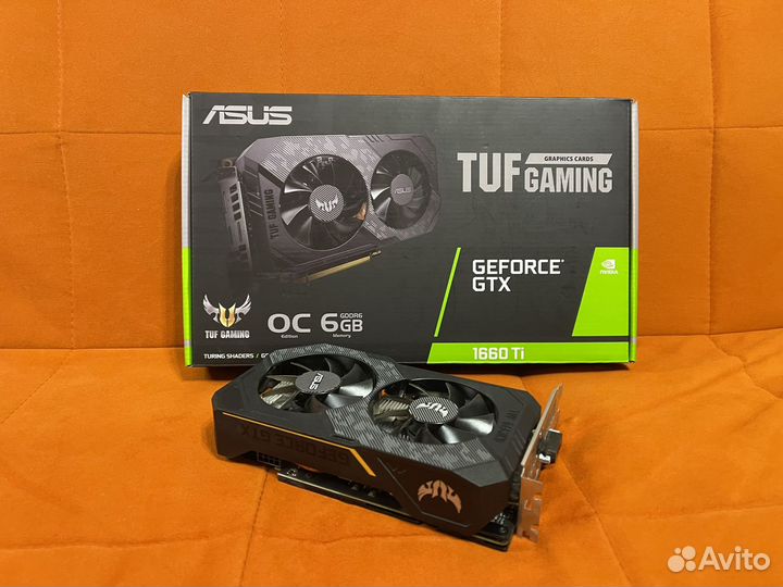 Видеокарта GTX 1660 ti 6gb Asus tuf