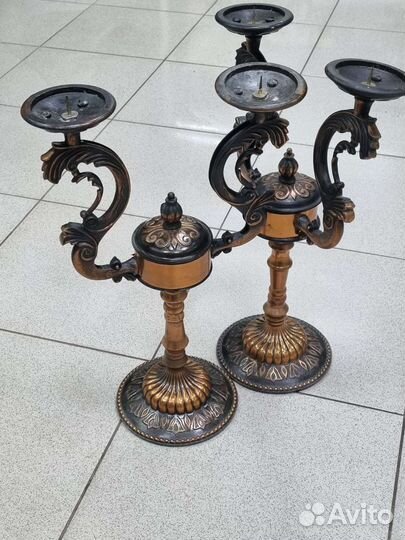 Подсвечники, СССР. Силумин