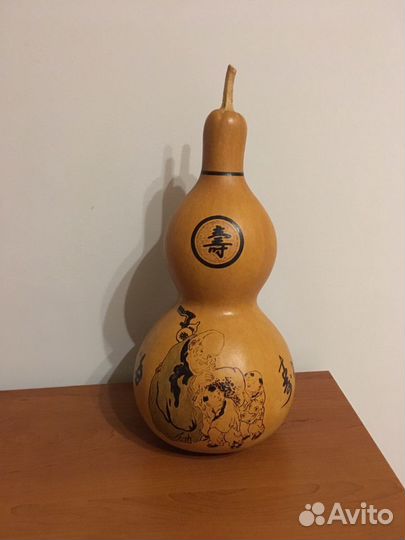Декоративная бутылочная тыква Будда Китай