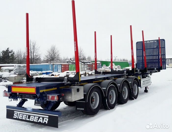 Полуприцеп лесовоз (сортиментовоз) Steelbear PT-24L, 2023