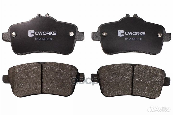 Колодки задние cworks C12CR0110 C12CR0110 cworks