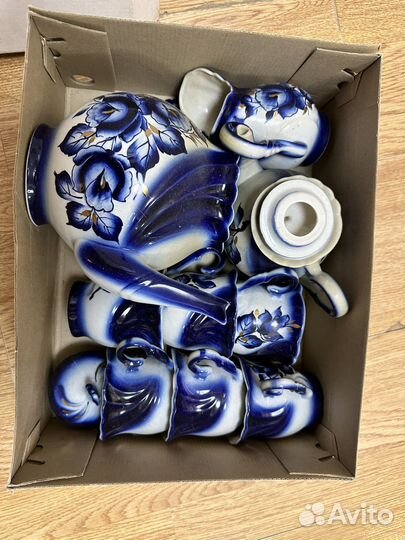 Чайный сервиз гжель