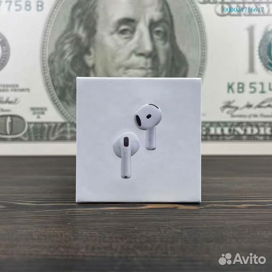 Наушники Airpods 4 с шумоподавлением